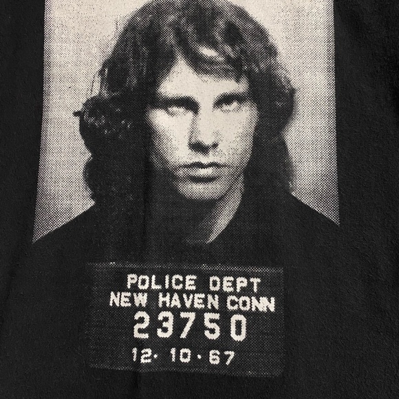 Vintage Jim Morrison DOORS Mugshot Tee - Picture 2 of 6